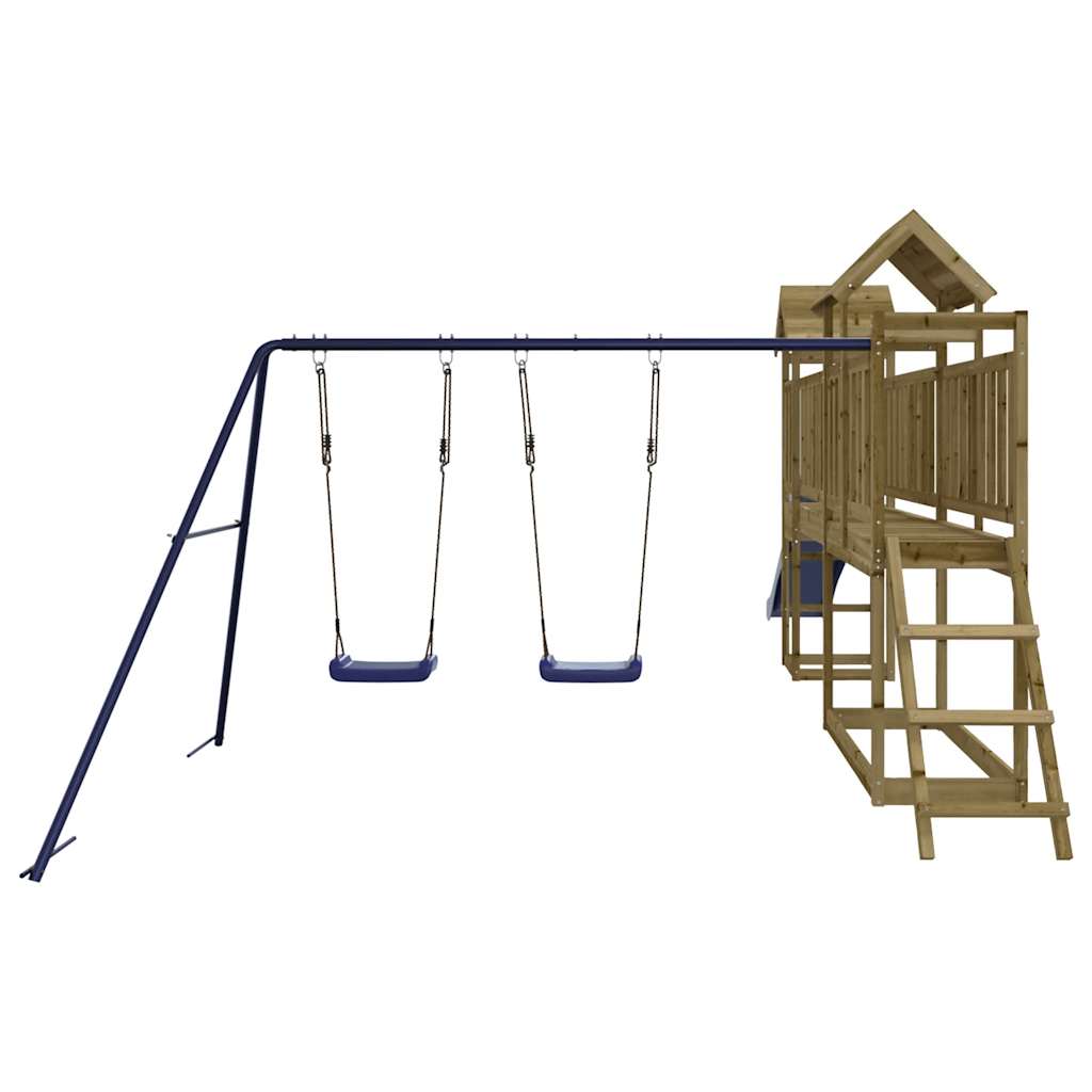 vidaXL Outdoor Playset Impregnated Wood Pine