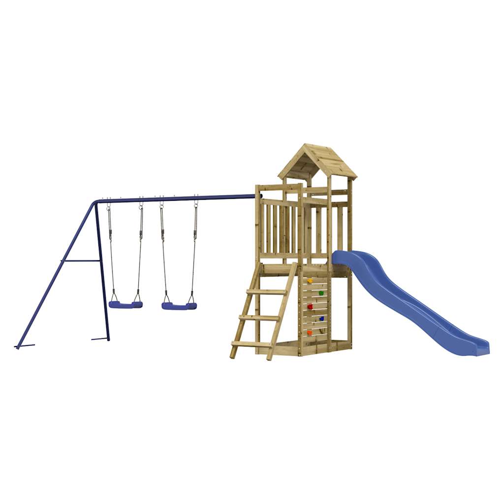 vidaXL Outdoor Playset Impregnated Wood Pine