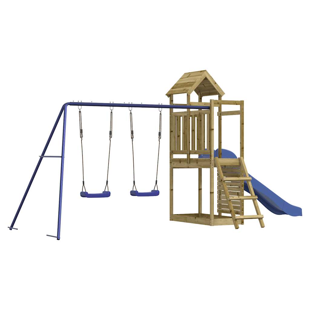 vidaXL Outdoor Playset Impregnated Wood Pine