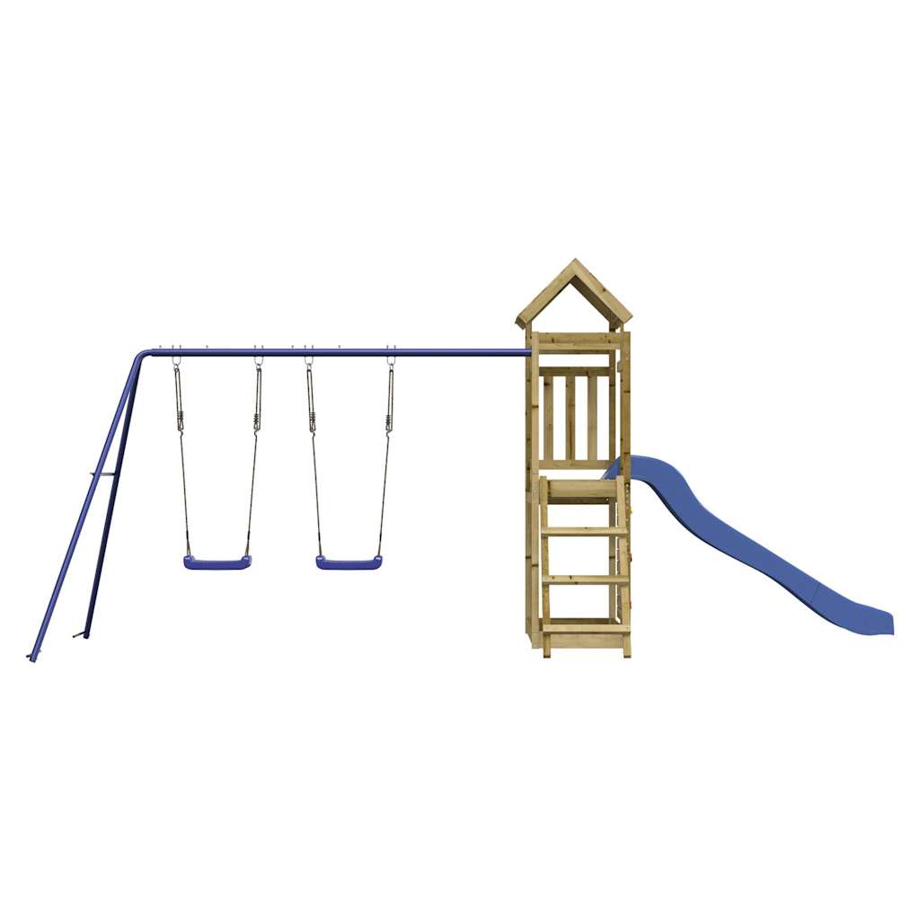 vidaXL Outdoor Playset Impregnated Wood Pine