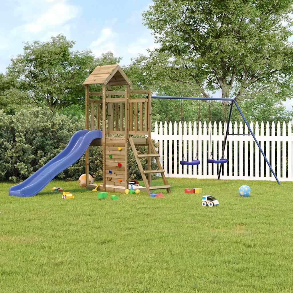 vidaXL Outdoor Playset Impregnated Wood Pine