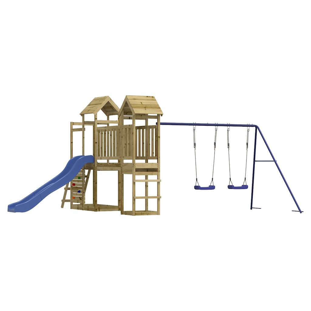 vidaXL Outdoor Playset Impregnated Wood Pine