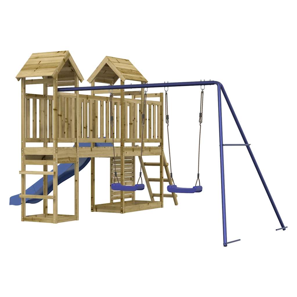 vidaXL Outdoor Playset Impregnated Wood Pine