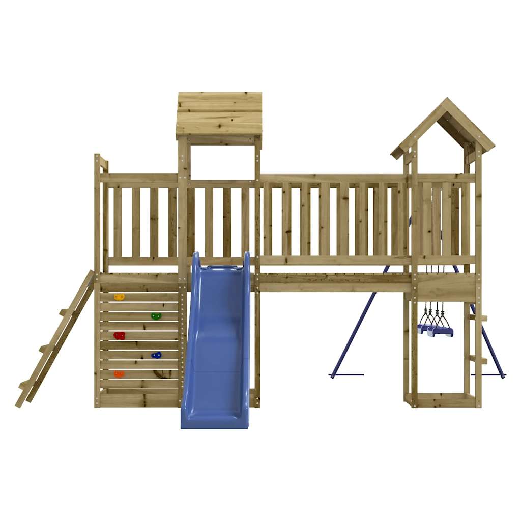 vidaXL Outdoor Playset Impregnated Wood Pine