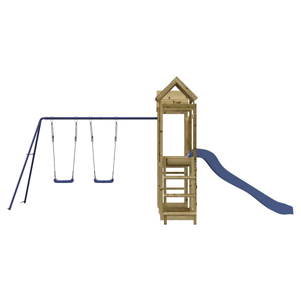 vidaXL Outdoor Playset Impregnated Wood Pine