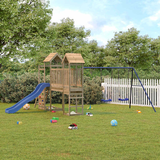 vidaXL Outdoor Playset Impregnated Wood Pine