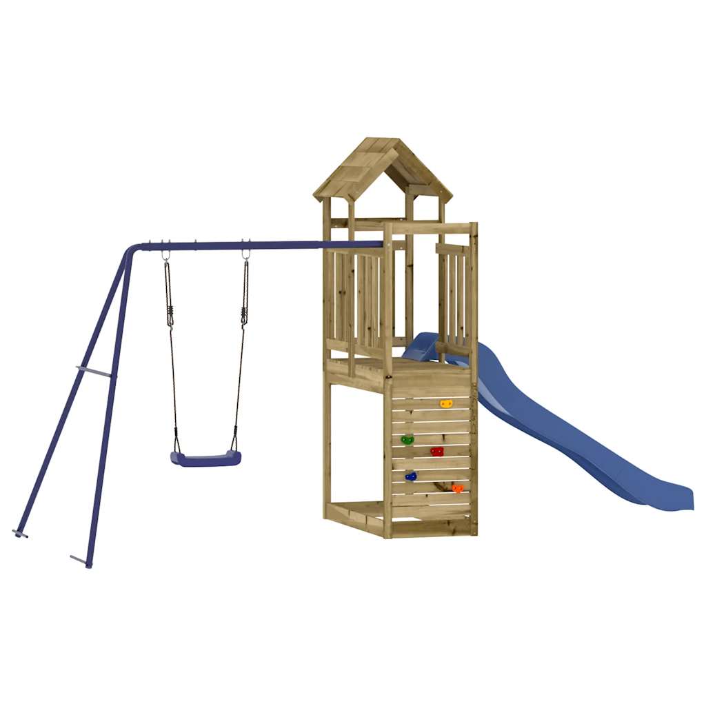 vidaXL Outdoor Playset Impregnated Wood Pine