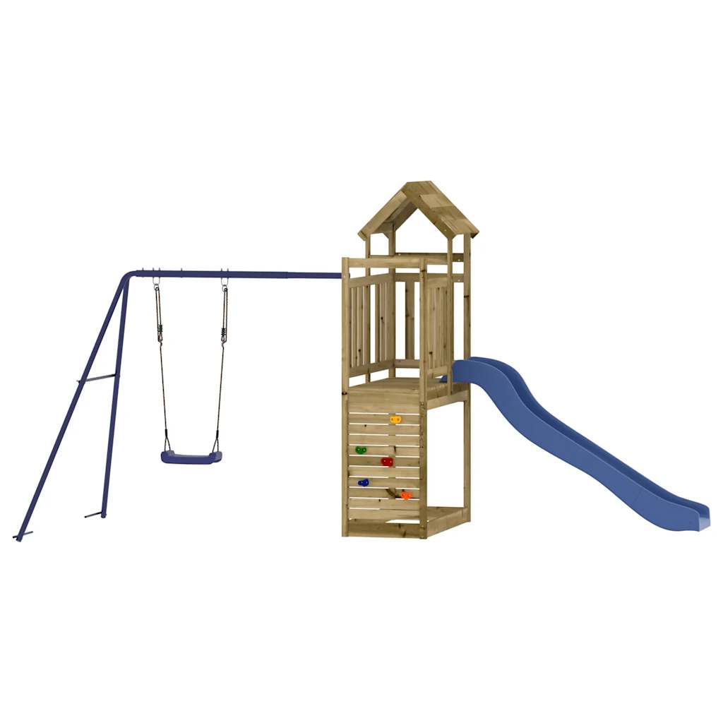 vidaXL Outdoor Playset Impregnated Wood Pine