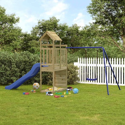 vidaXL Outdoor Playset Impregnated Wood Pine