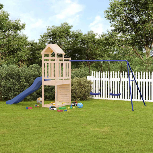 vidaXL Outdoor Playset Solid Wood Pine