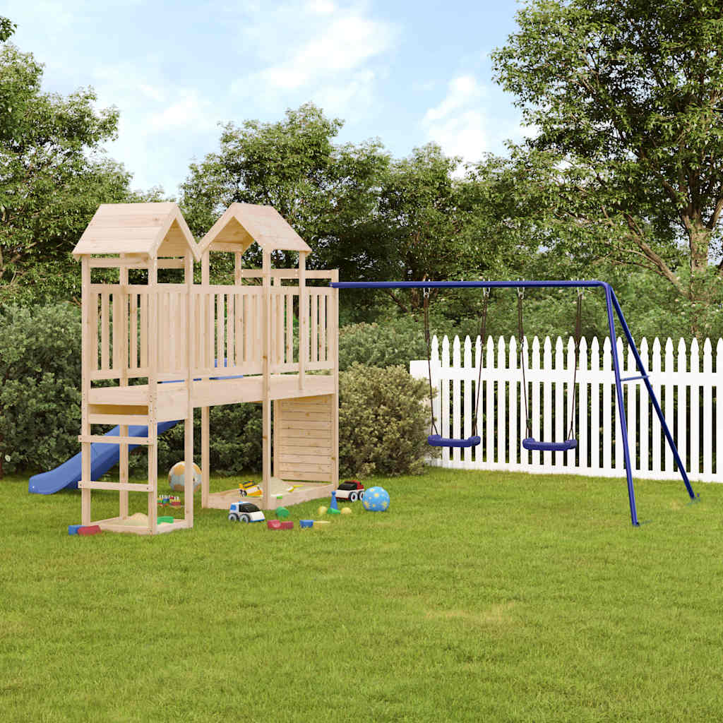 vidaXL Outdoor Playset Solid Wood Pine