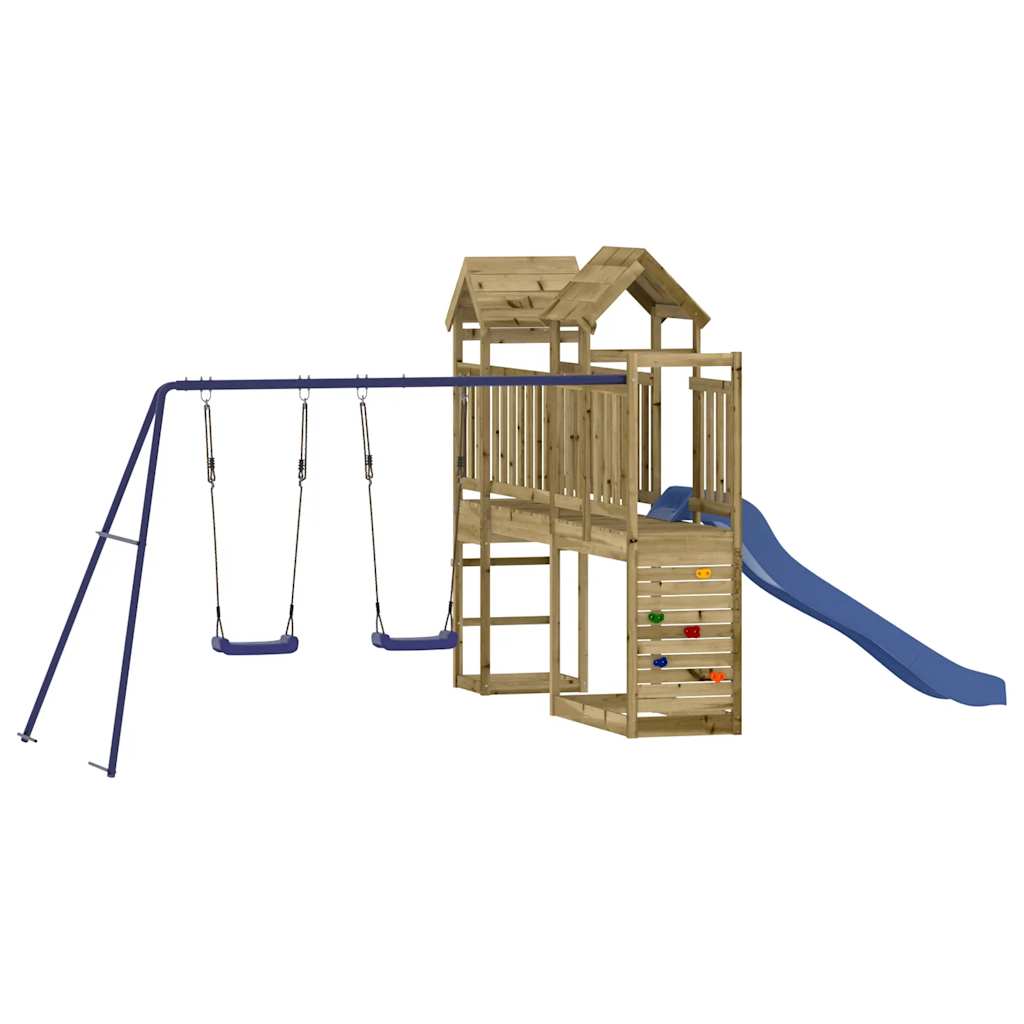 vidaXL Outdoor Playset Impregnated Wood Pine