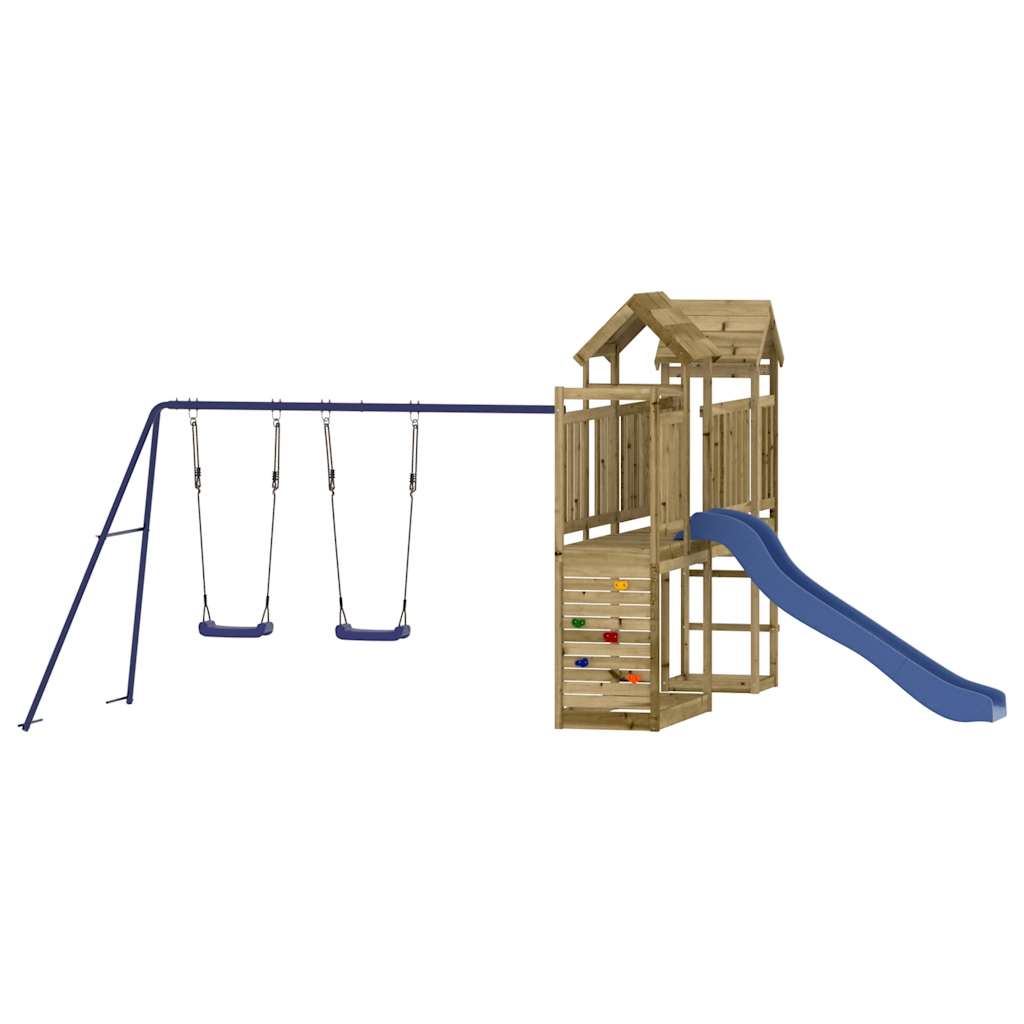 vidaXL Outdoor Playset Impregnated Wood Pine