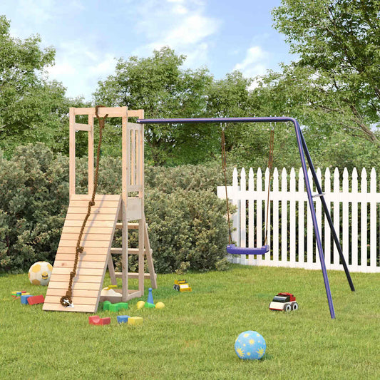 vidaXL Outdoor Playset Solid Wood Pine