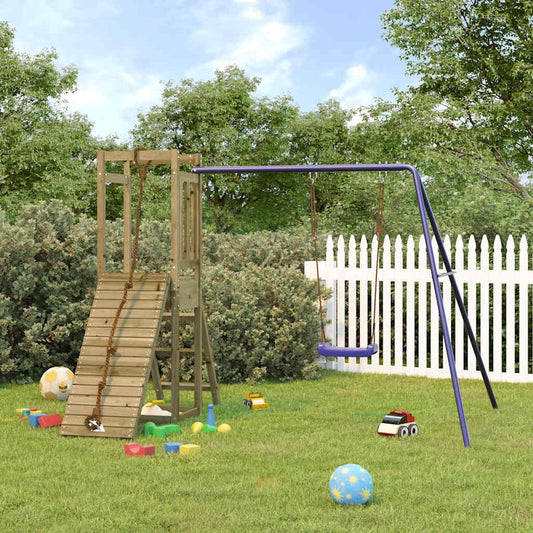 vidaXL Outdoor Playset Impregnated Wood Pine