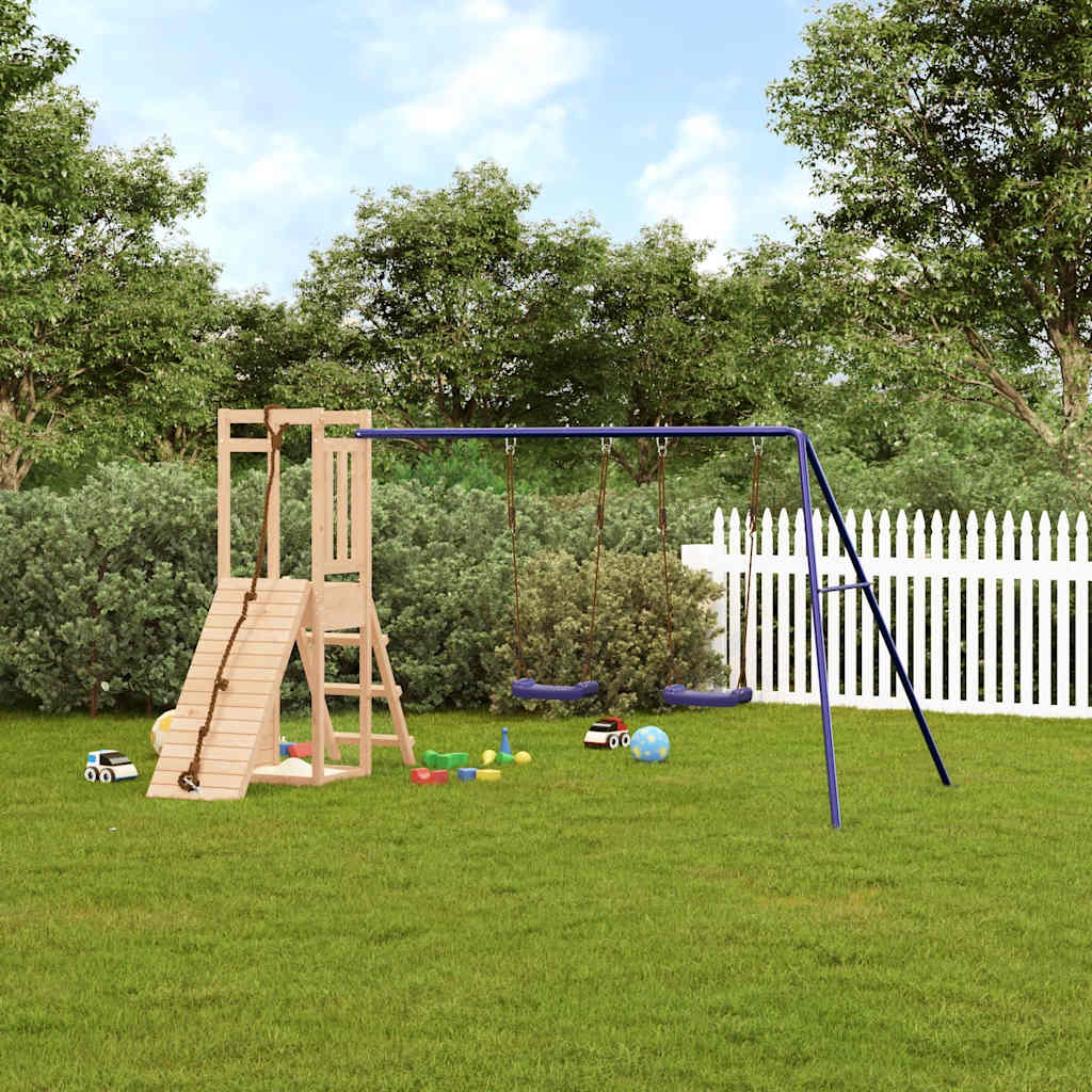 vidaXL Outdoor Playset Solid Wood Pine