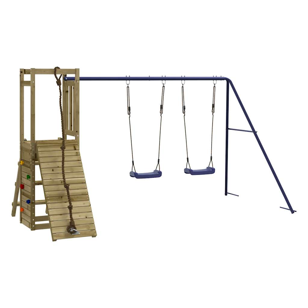 vidaXL Outdoor Playset Impregnated Wood Pine