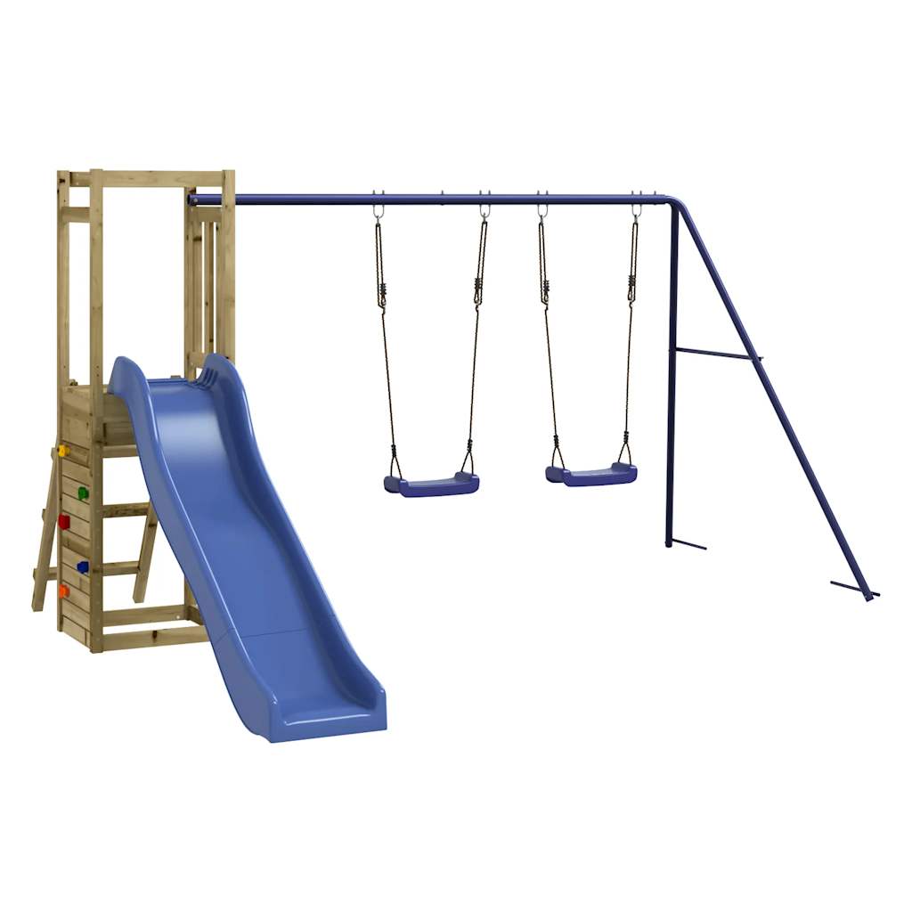 vidaXL Outdoor Playset Impregnated Wood Pine