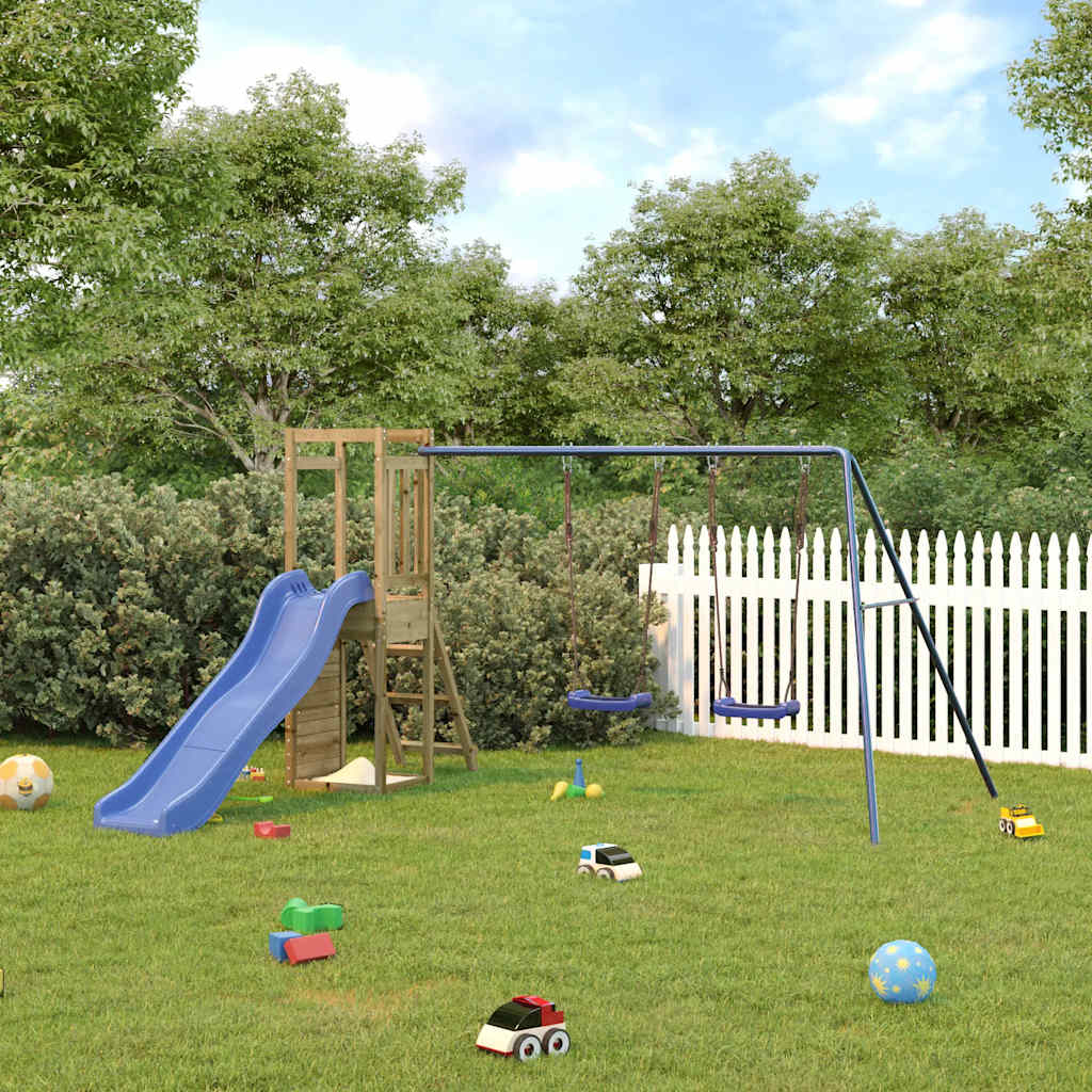 vidaXL Outdoor Playset Impregnated Wood Pine