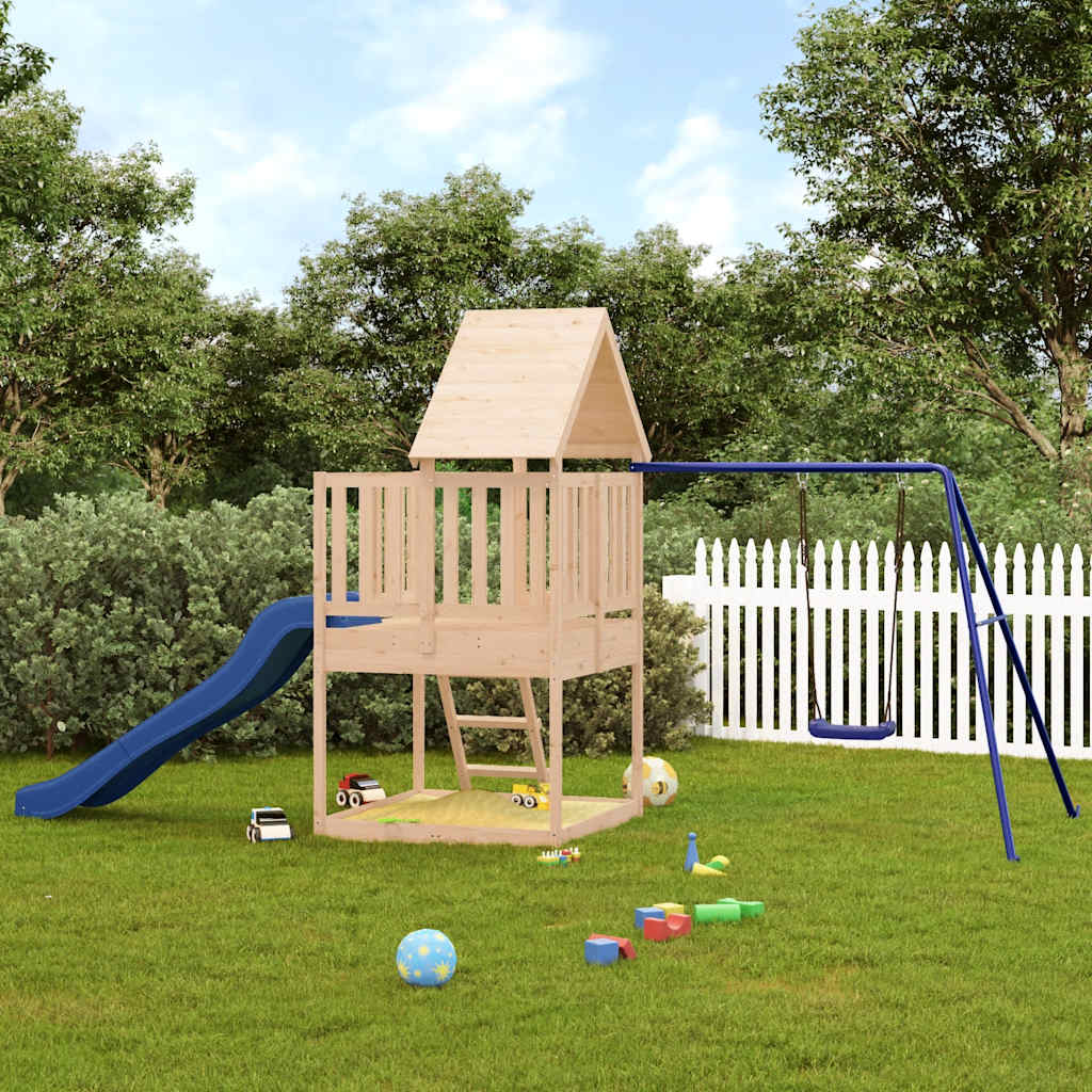 vidaXL Outdoor Playset Solid Wood Pine