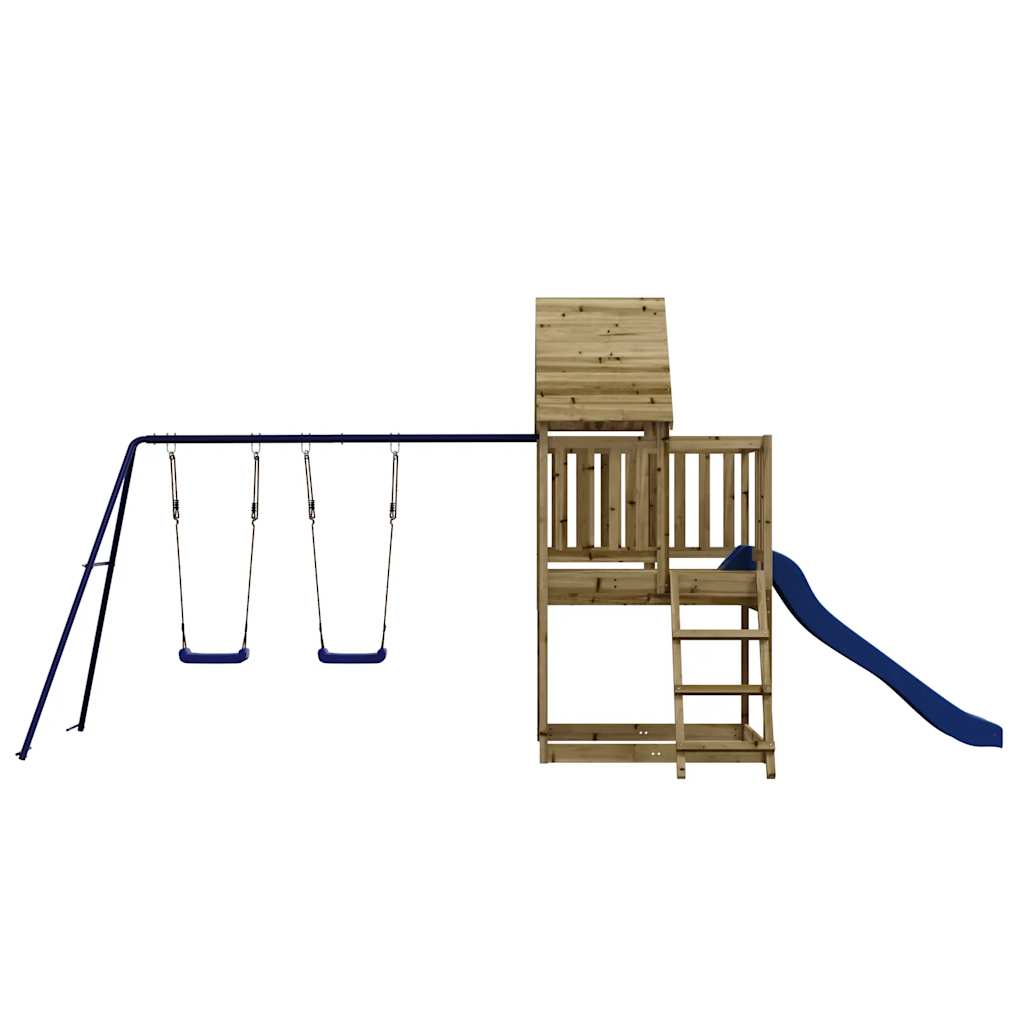 vidaXL Outdoor Playset Impregnated Wood Pine