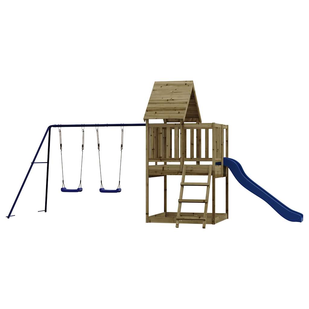 vidaXL Outdoor Playset Impregnated Wood Pine