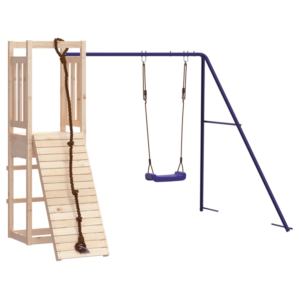 vidaXL Outdoor Playset Solid Wood Pine