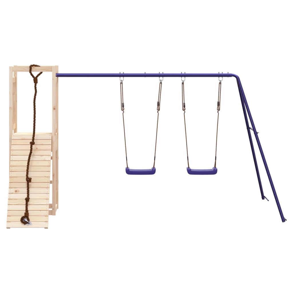 vidaXL Outdoor Playset Solid Wood Pine