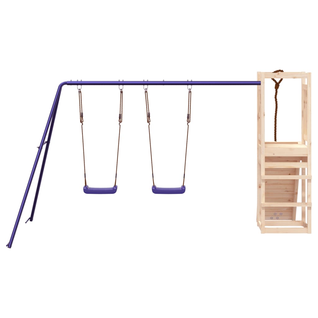 vidaXL Outdoor Playset Solid Wood Pine