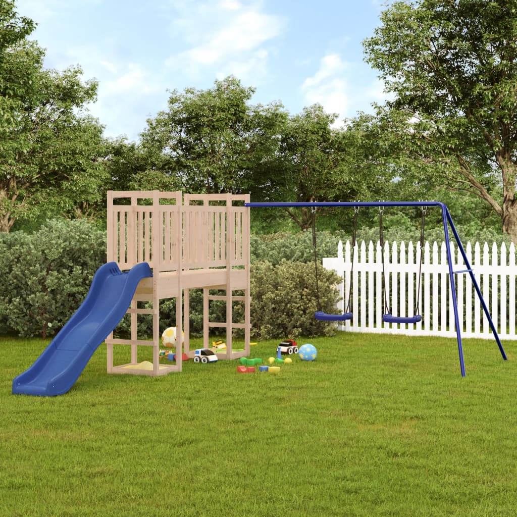 vidaXL Outdoor Playset Solid Wood Pine