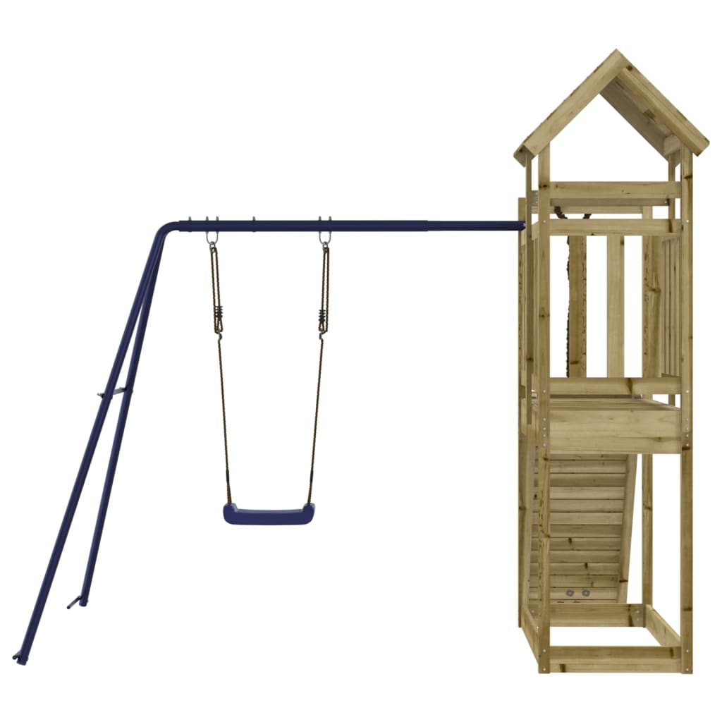 vidaXL Outdoor Playset Impregnated Wood Pine