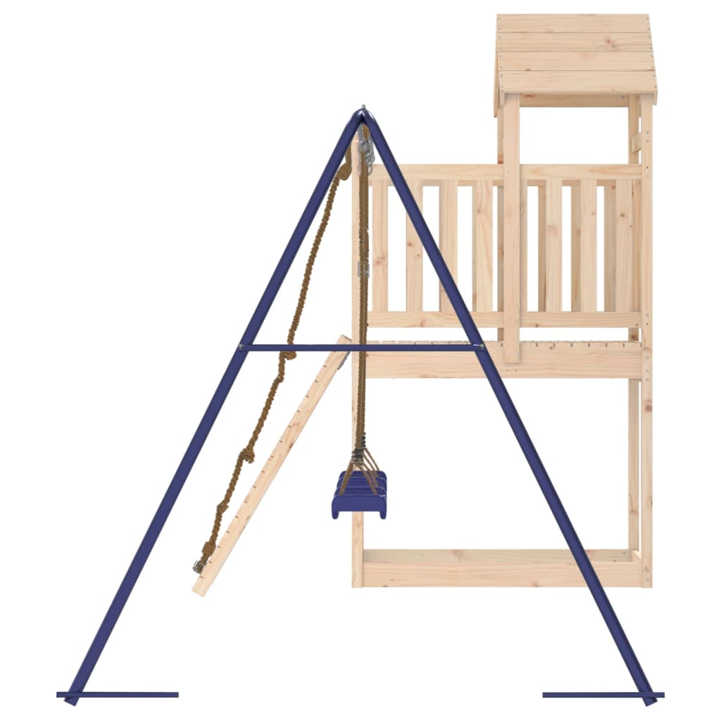 vidaXL Outdoor Playset Solid Wood Pine