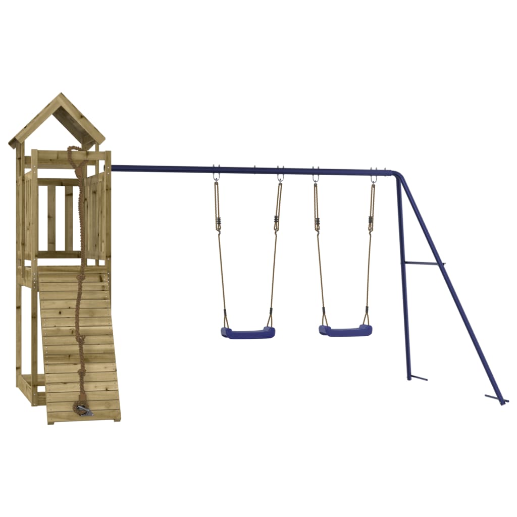 vidaXL Outdoor Playset Impregnated Wood Pine