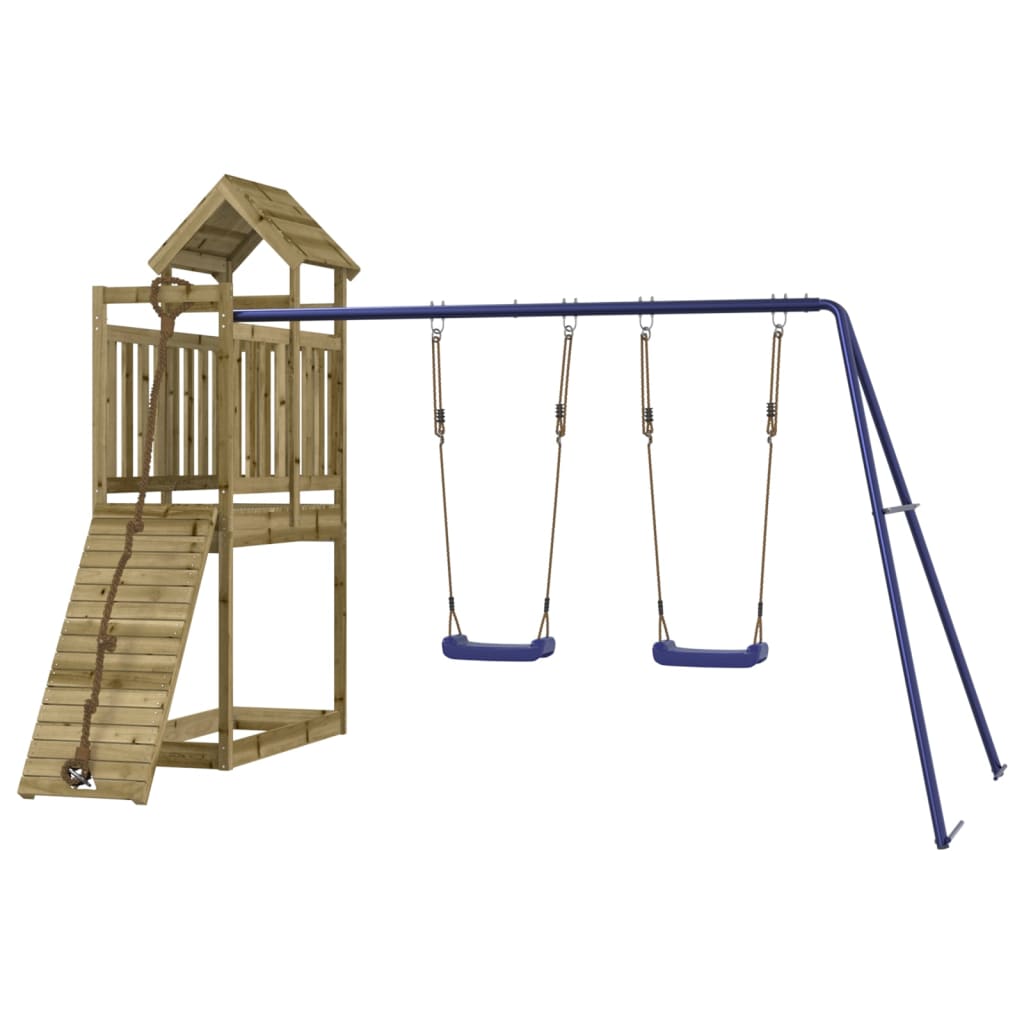 vidaXL Outdoor Playset Impregnated Wood Pine