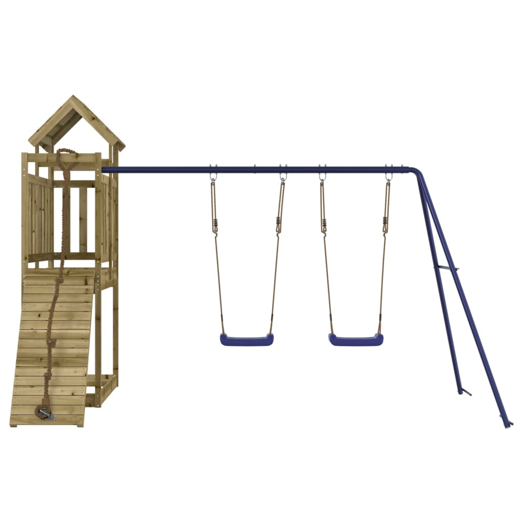 vidaXL Outdoor Playset Impregnated Wood Pine