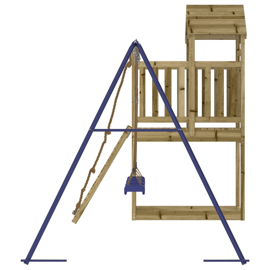 vidaXL Outdoor Playset Impregnated Wood Pine