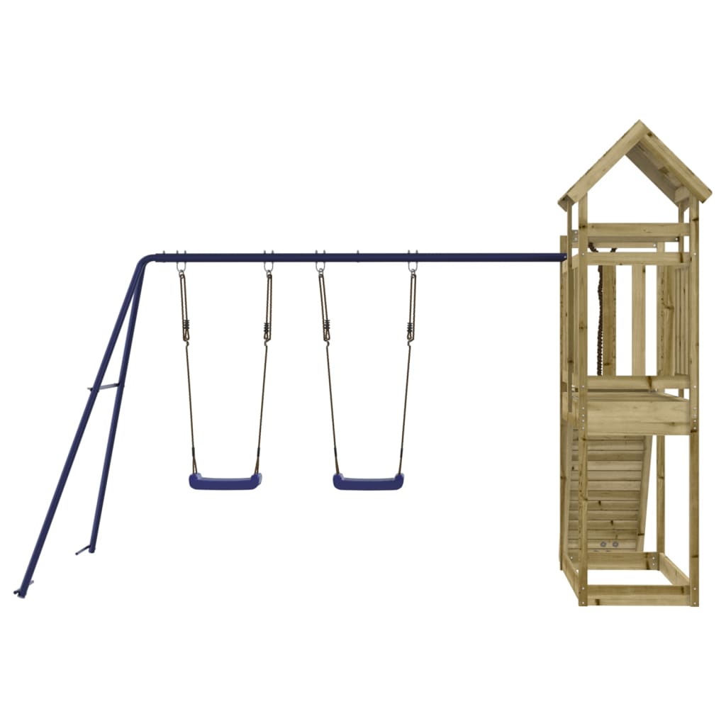 vidaXL Outdoor Playset Impregnated Wood Pine