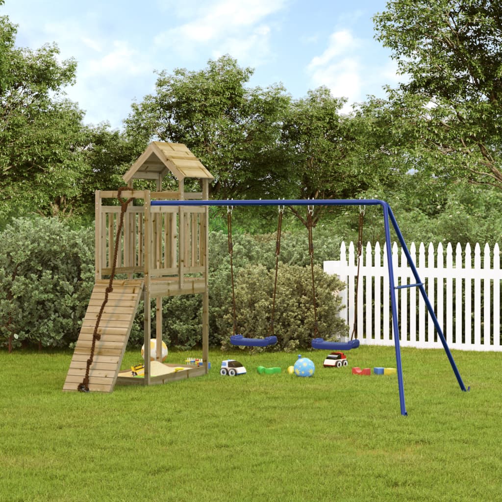 vidaXL Outdoor Playset Impregnated Wood Pine