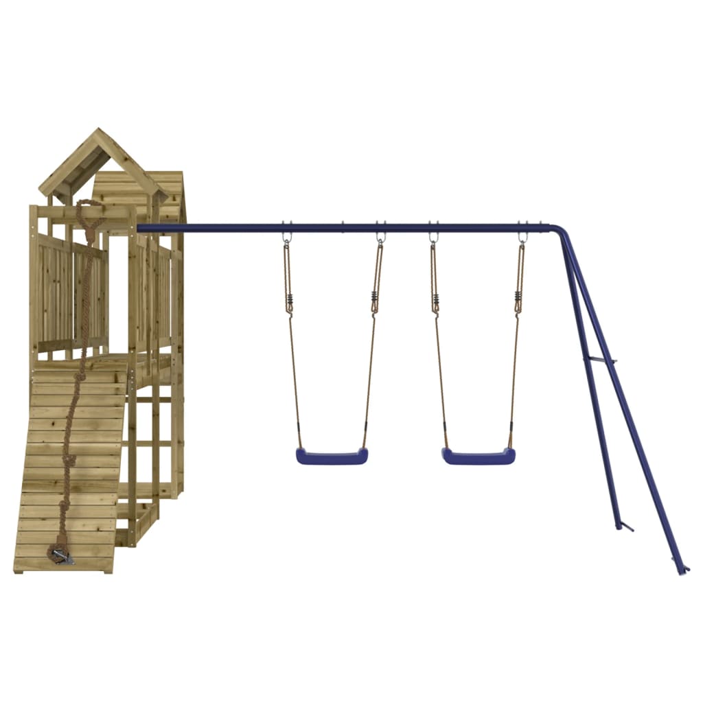 vidaXL Outdoor Playset Impregnated Wood Pine