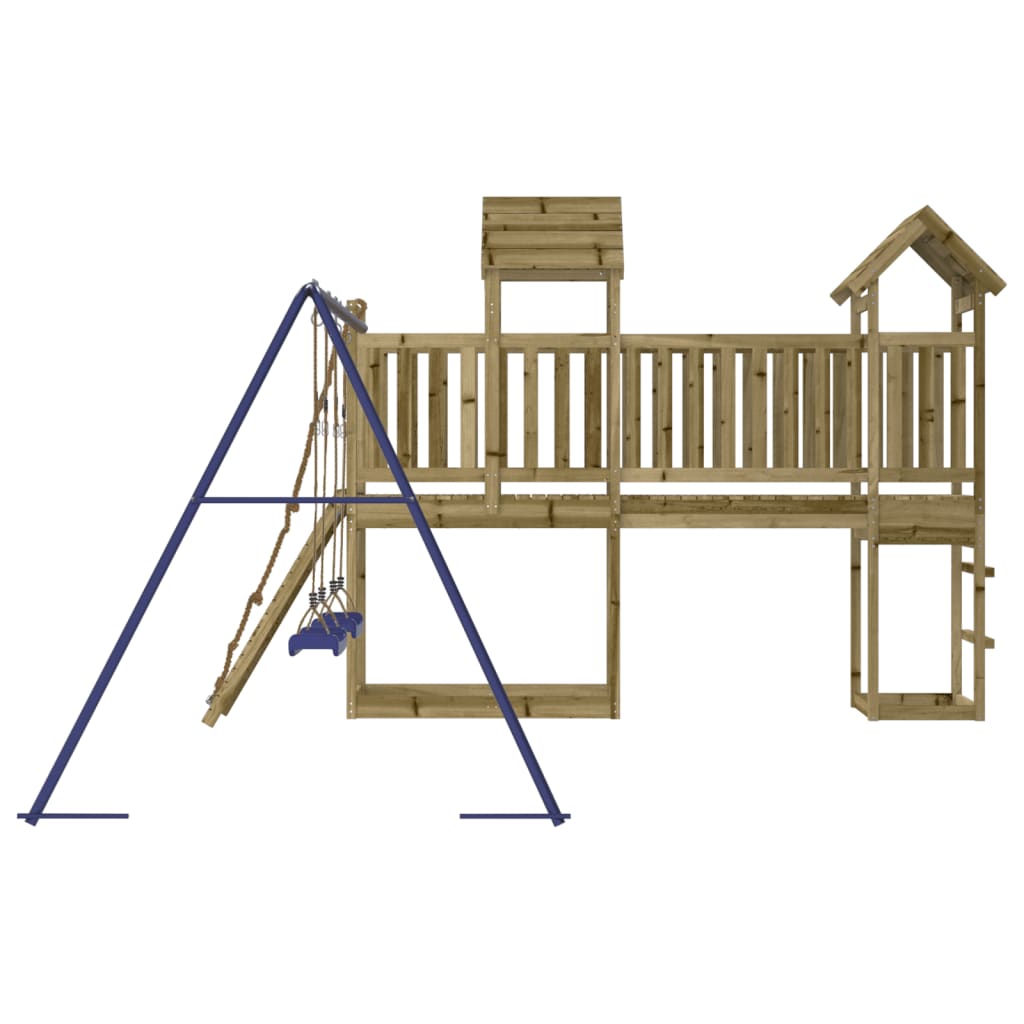 vidaXL Outdoor Playset Impregnated Wood Pine