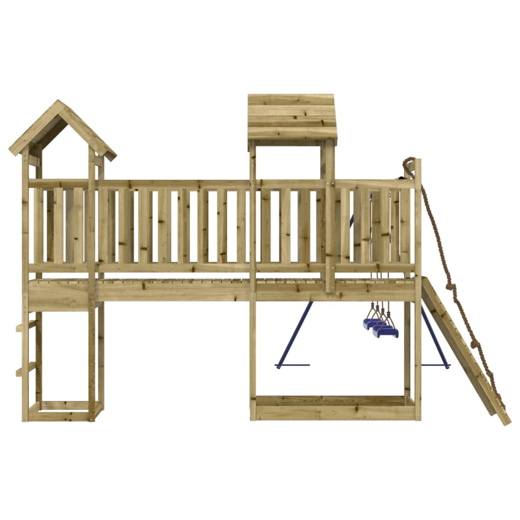 vidaXL Outdoor Playset Impregnated Wood Pine