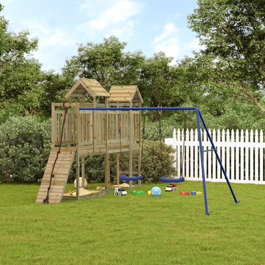 vidaXL Outdoor Playset Impregnated Wood Pine