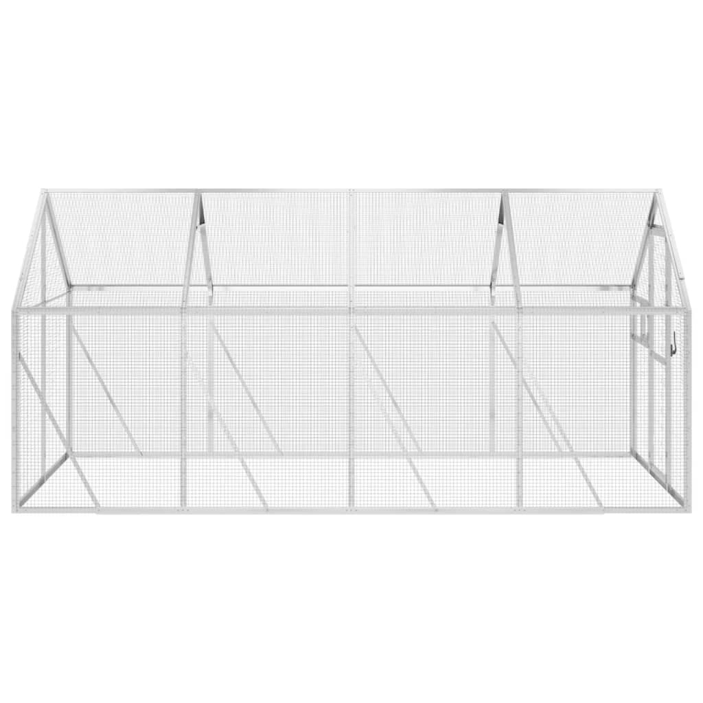 Aviary Silver 1.79x4x1.85 m Aluminium