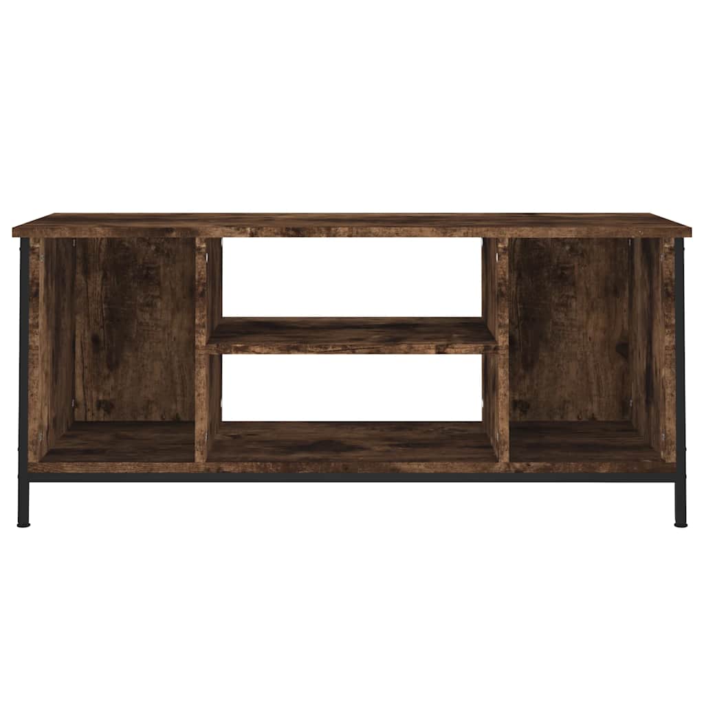 TV Cabinet Smoked Oak 102x35x45 cm Engineered Wood