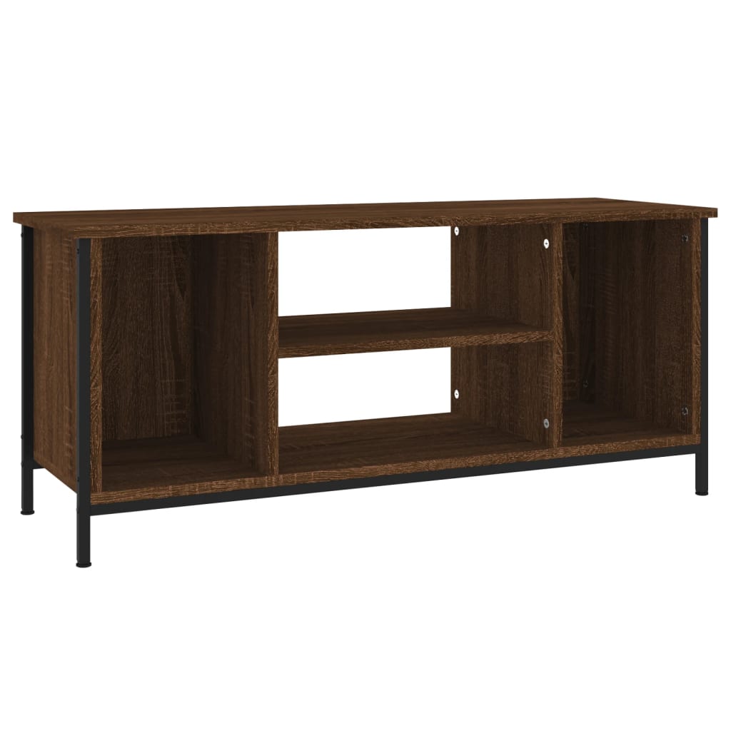 vidaXL TV Cabinet Brown Oak 102x35x45 cm Engineered Wood