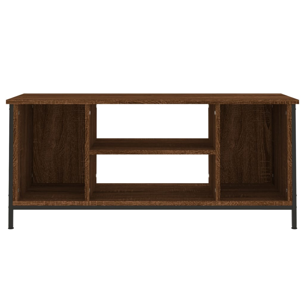 vidaXL TV Cabinet Brown Oak 102x35x45 cm Engineered Wood