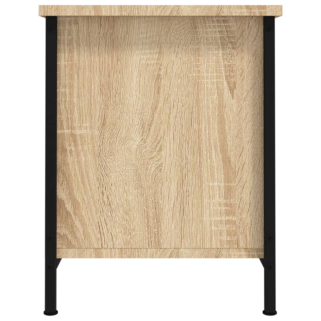 vidaXL TV Cabinet with Doors Sonoma Oak 60x35x45 cm Engineered Wood