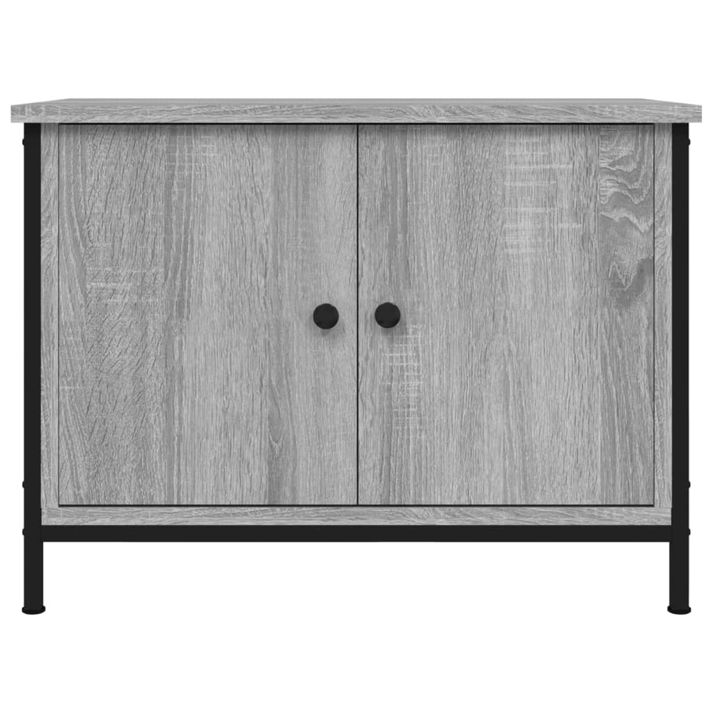 vidaXL TV Cabinet with Doors Grey Sonoma 60x35x45 cm Engineered Wood