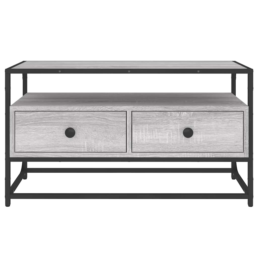 TV Cabinet Grey Sonoma 80x35x45 cm Engineered Wood