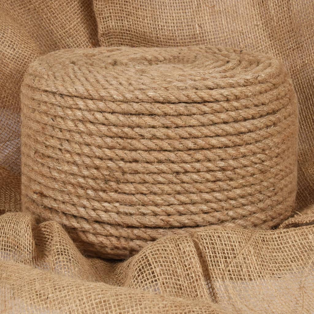 vidaXL Jute Rope 25 m Long 14 mm Thick